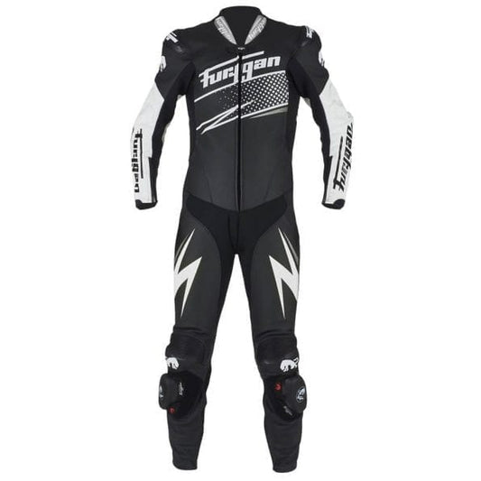 Furygan Full Ride Combination Suit (Black White Silver) - Vox Leather
