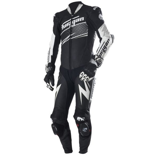 Furygan Full Ride Combination Suit (Black White Silver) - Vox Leather