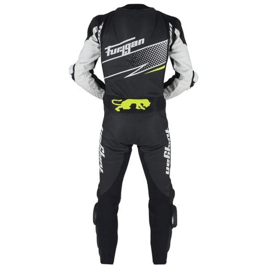 Furygan Full Ride Combination Suit (Black White Yellow) - Vox Leather