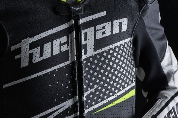 Furygan Full Ride Combination Suit (Black White Yellow) - Vox Leather