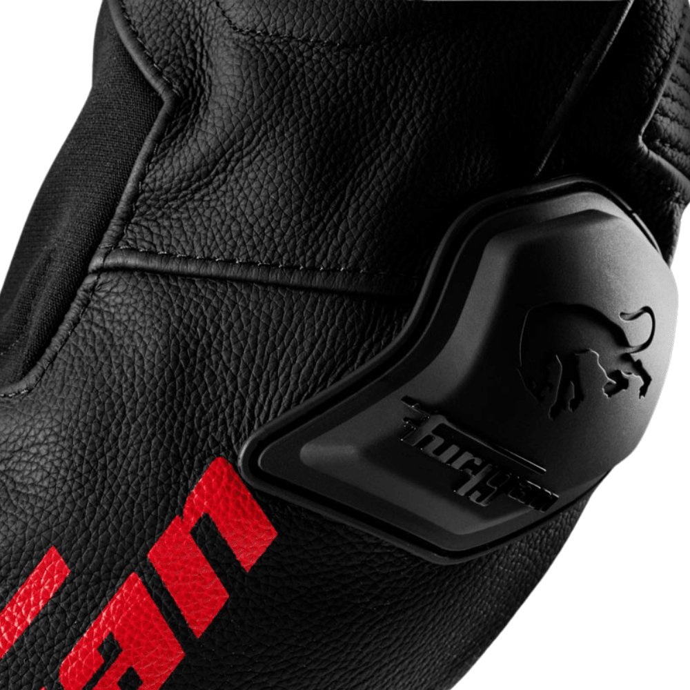 Furygan Raptor Evo 3 Leather Jacket (Black Red) - Vox Leather