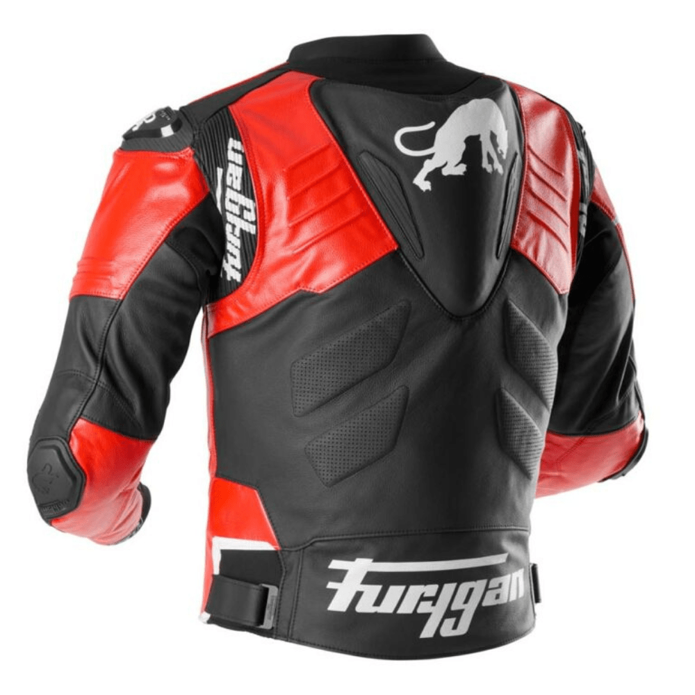 Furygan Sirius Leather Jacket (Black Red White) - Vox Leather
