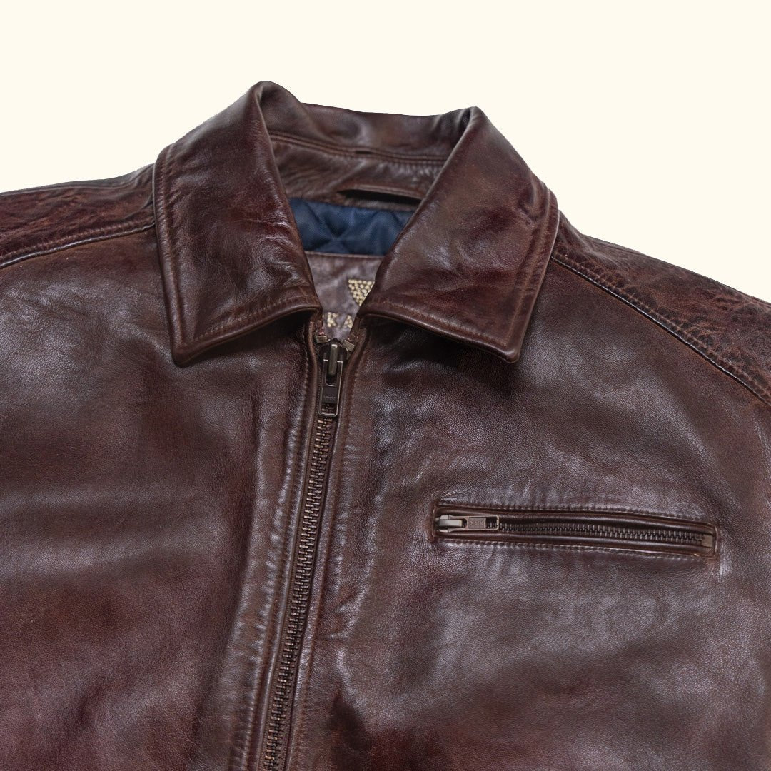 Glenwood Leather Driving Jacket - Vox Leather