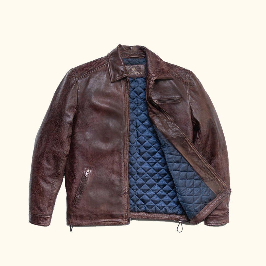 Glenwood Leather Driving Jacket - Vox Leather