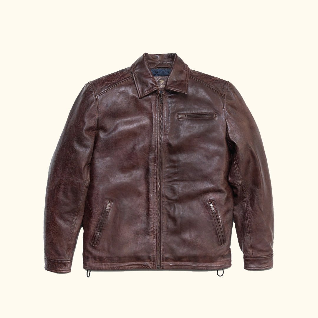 Glenwood Leather Driving Jacket - Vox Leather