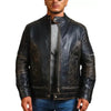 Gothic Skull and Crossbones Biker Jacket - Rare Leather