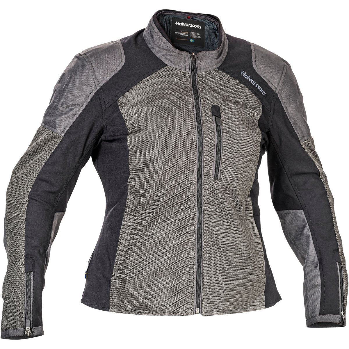 Halvarssons Ladies Arvika Textile Jacket - Dark Grey - Vox Leather