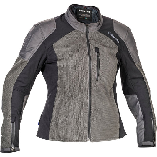 Halvarssons Ladies Arvika Textile Jacket - Dark Grey - Vox Leather