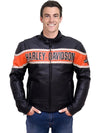 Harley Davidson Biker Genuine Leather Jacket Victoria Lane Style - Vox Leather