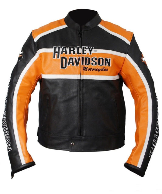 Harley Davidson Classic Cruiser Motorbike Leather Jacket - Vox Leather