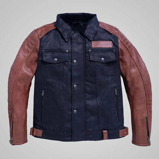 Harley Davidson Jester Armalith Denim Jacket - Vox Leather