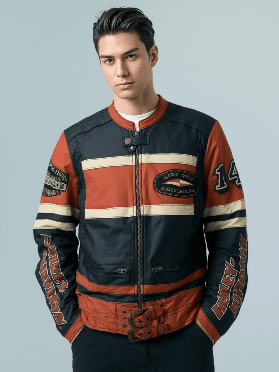 Harley Davidson Leather Racing Jacket - Vox Leather