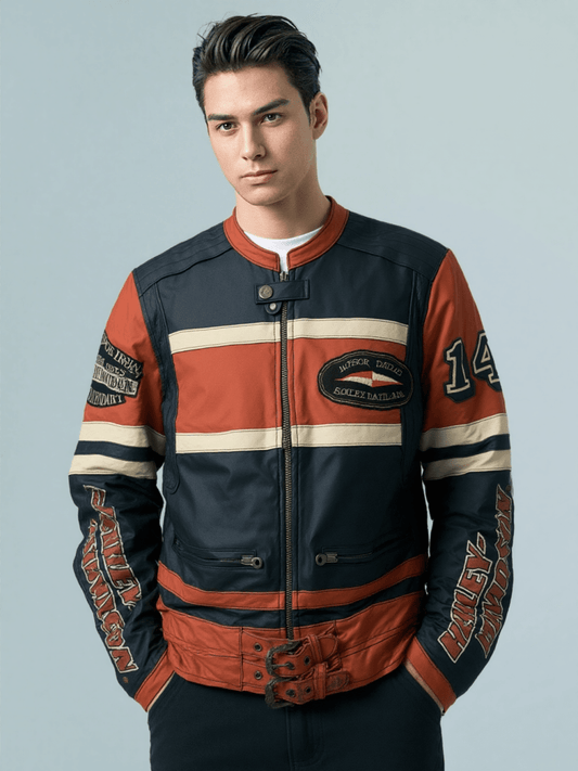 Harley Davidson Leather Racing Jacket - Vox Leather