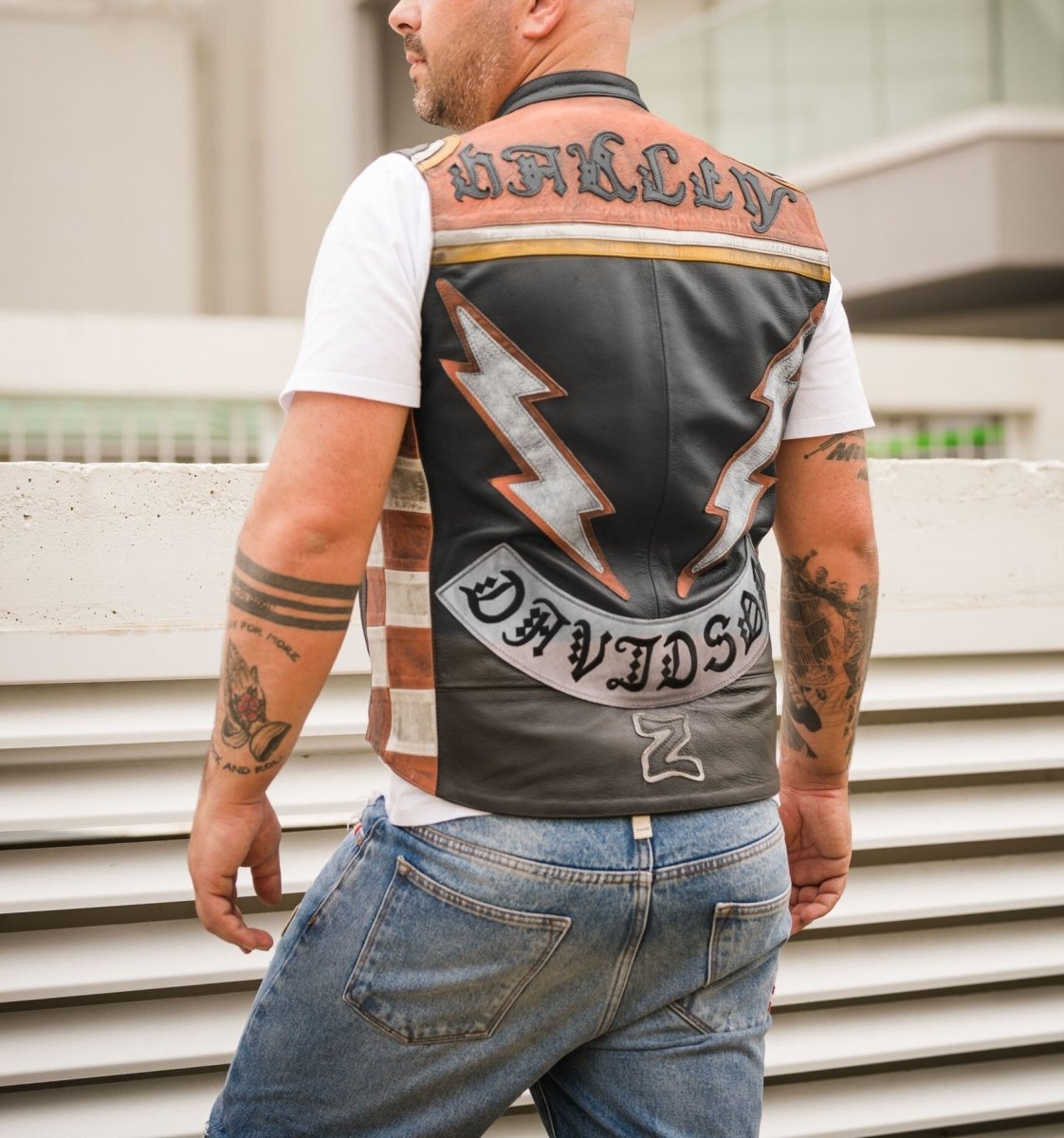 HARLEY DAVIDSON Marlboro Man Vest Leather Jacket - Vox Leather
