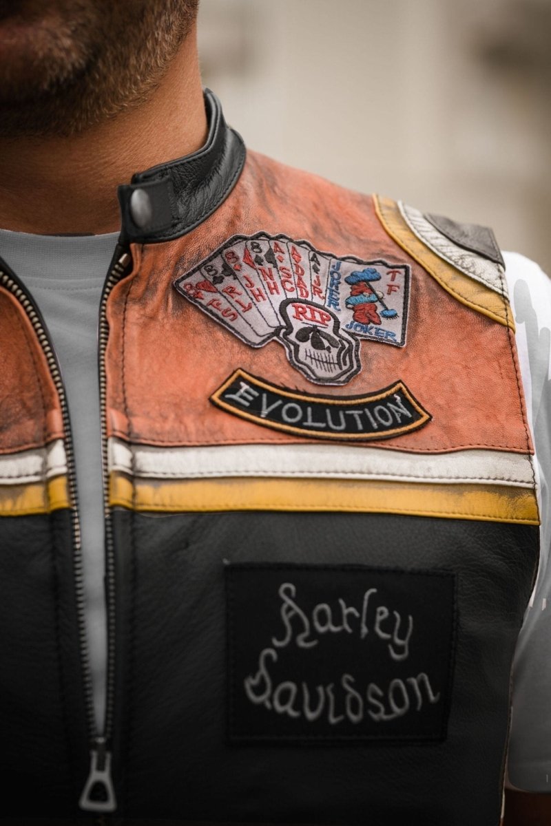 HARLEY DAVIDSON Marlboro Man Vest Leather Jacket - Vox Leather