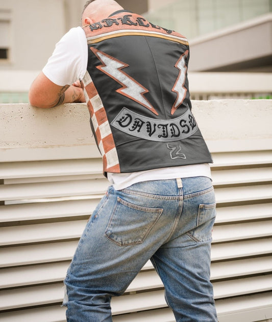 HARLEY DAVIDSON Marlboro Man Vest Leather Jacket - Vox Leather