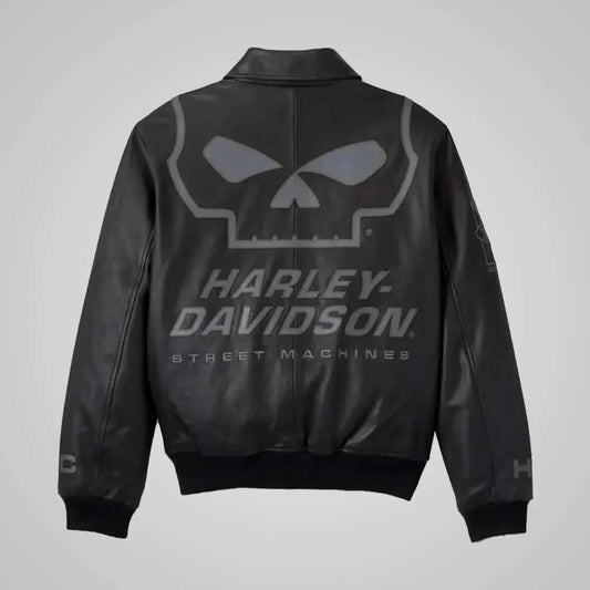 Harley Davidson New Willie G Skull Leather Master Jacket - Rare Leather