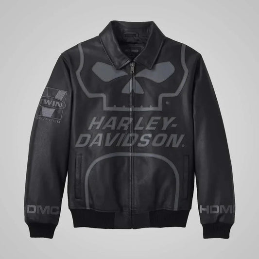 Harley Davidson New Willie G Skull Leather Master Jacket - Rare Leather