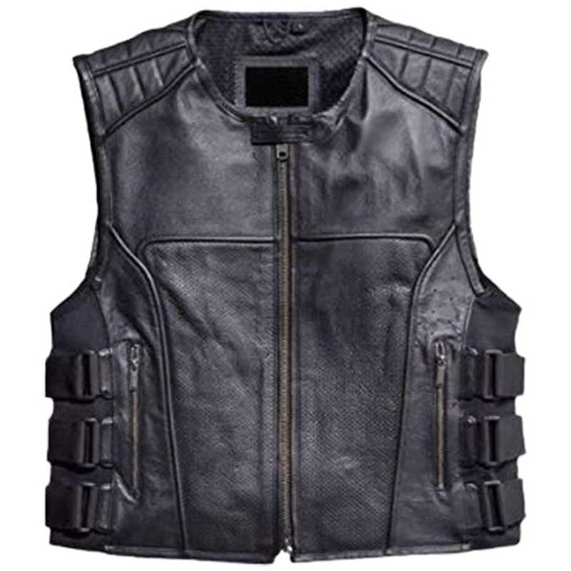 Harley Davidson Swat II Leather Vest - Rare Leather