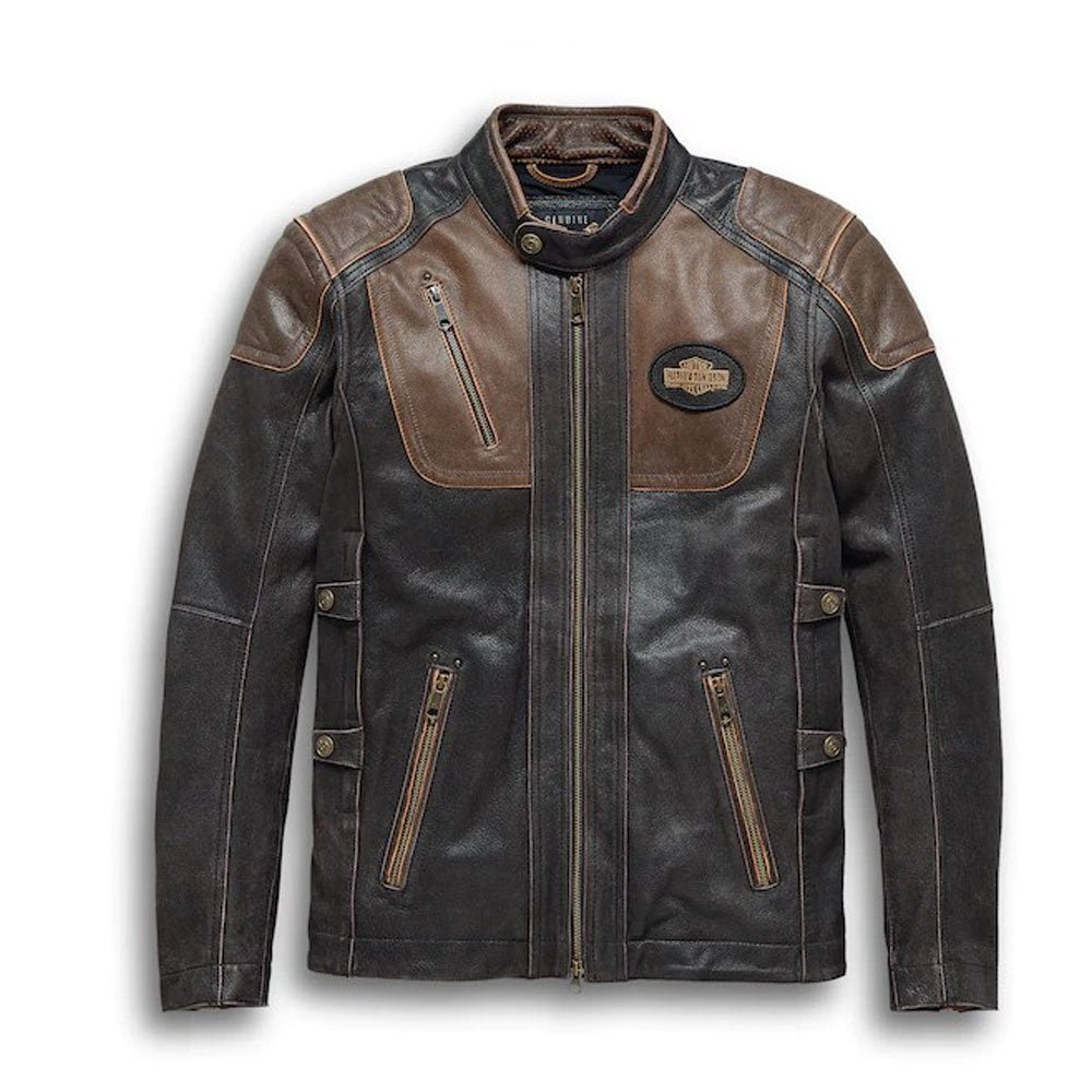 Harley Davidson Triple Vent System Trostel Leather Jacket - Vox Leather