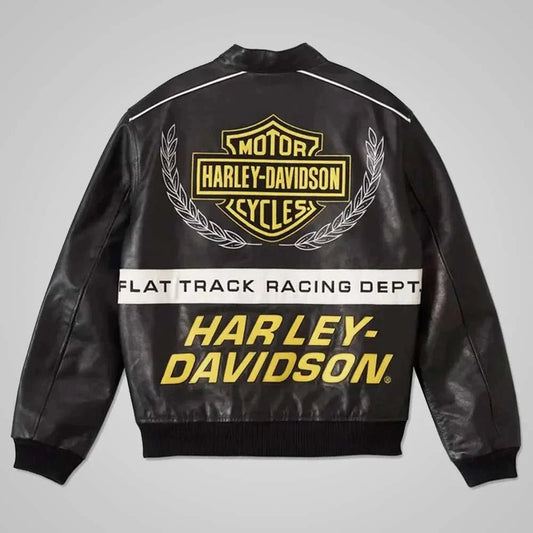 Harley Davidson XR-750 Track Racing Leather Jacket - Vox Leather