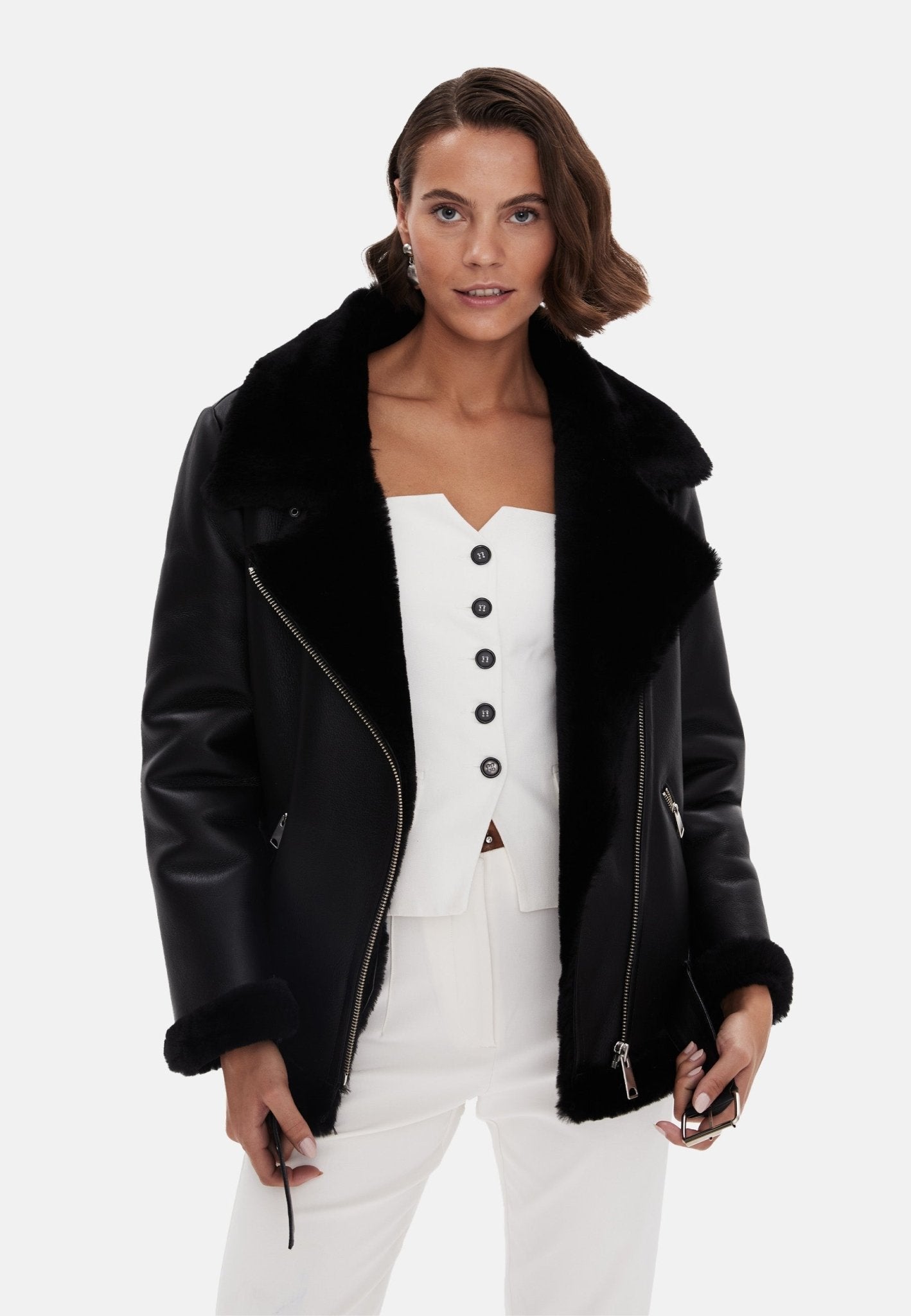 Harriet Shearling Jacket - Rare Leather