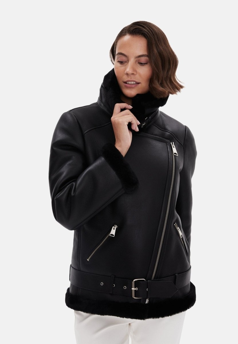 Harriet Shearling Jacket - Vox Leather
