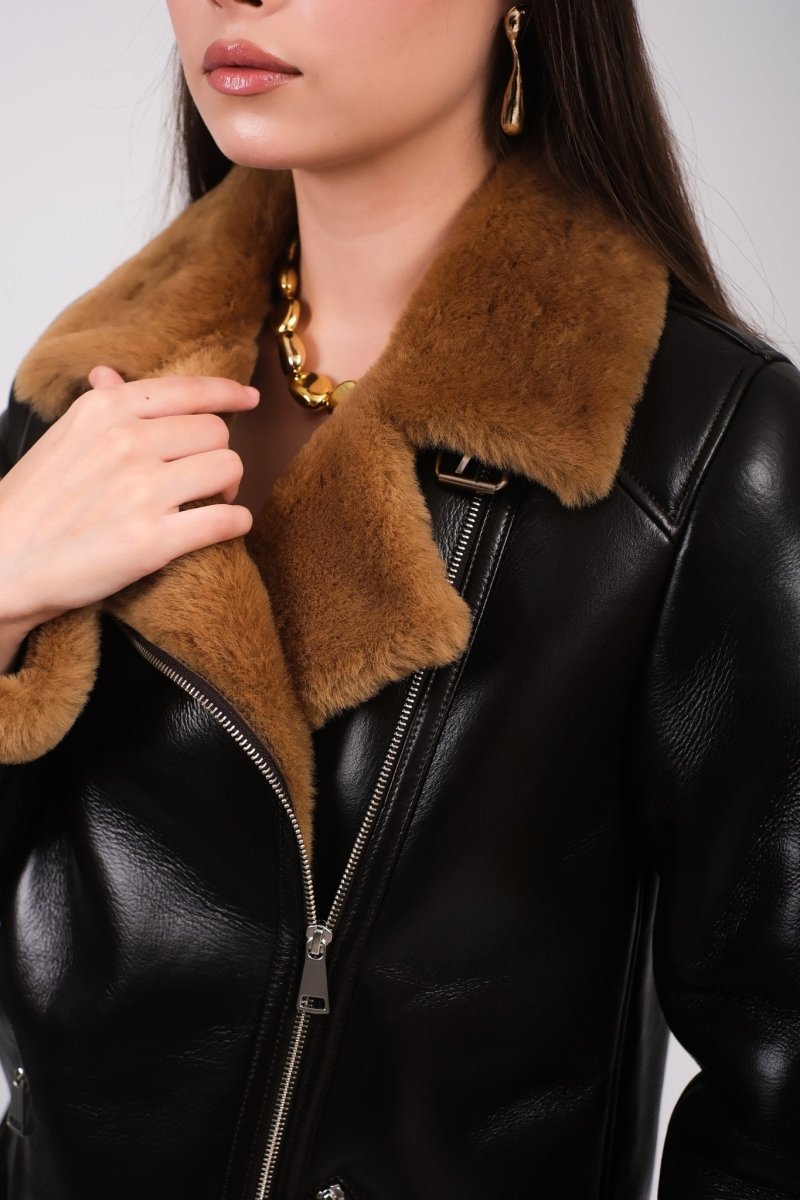 Harriet Sheepskin Jacket - Vox Leather