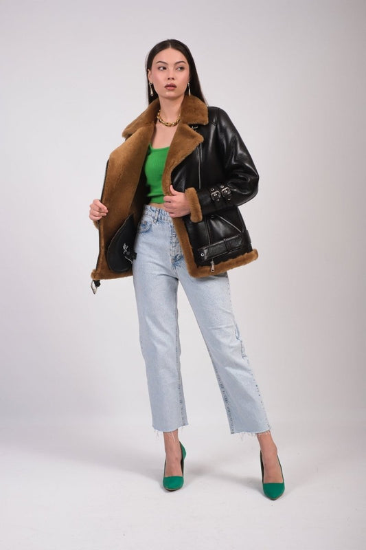 Harriet Sheepskin Jacket - Vox Leather