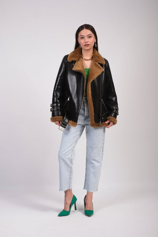 Harriet Sheepskin Jacket - Vox Leather
