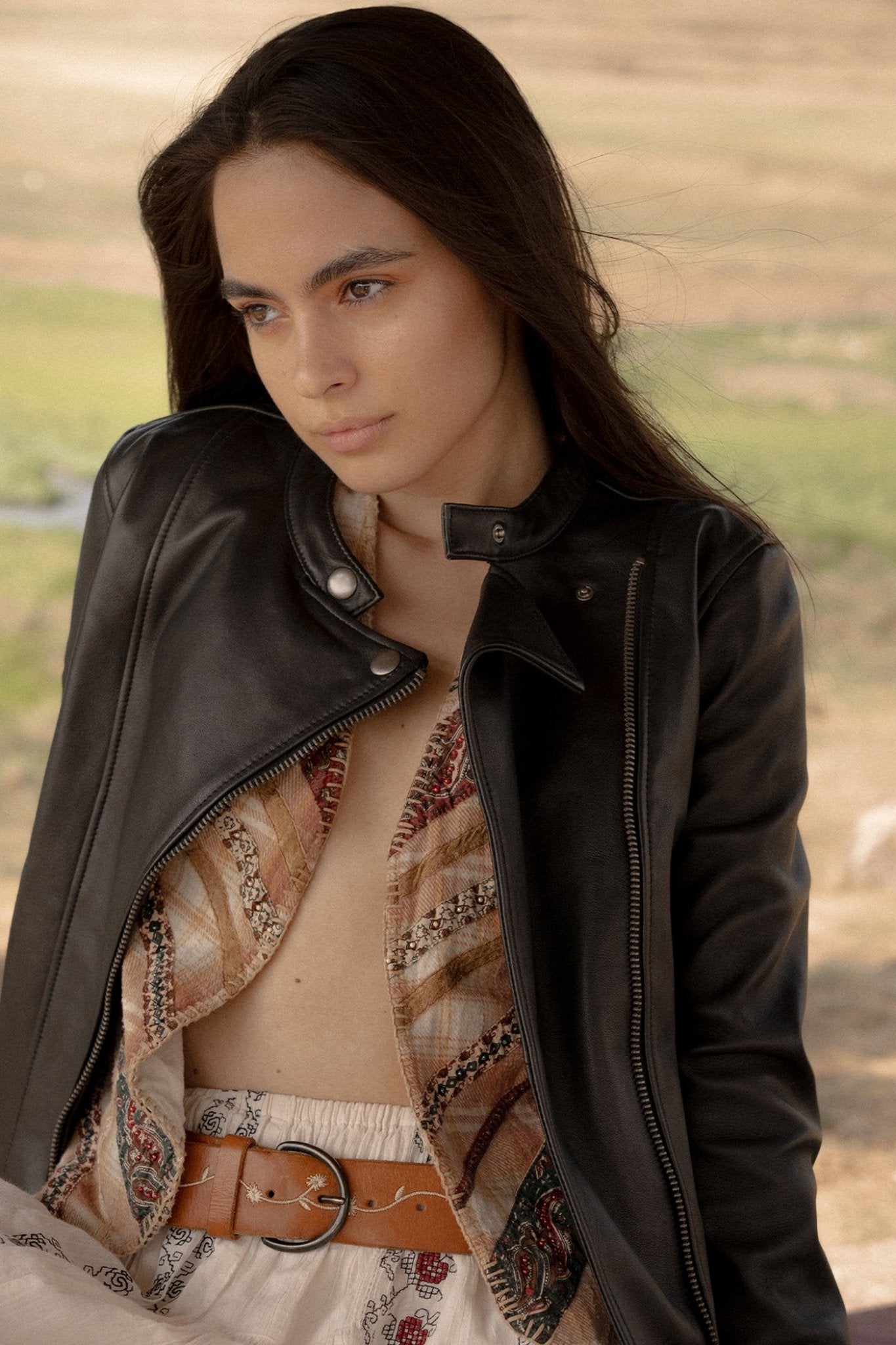 Heathe Leather Jacket - Rare Leather