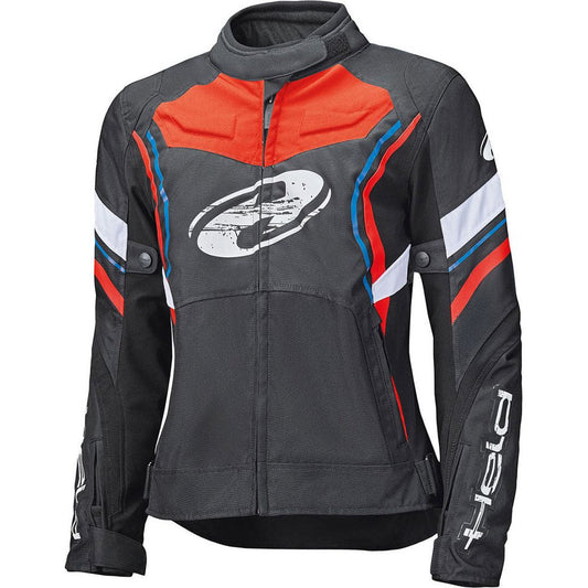 Held Baxley Top Ladies Textile Jacket Black / Red / Blue - Vox Leather