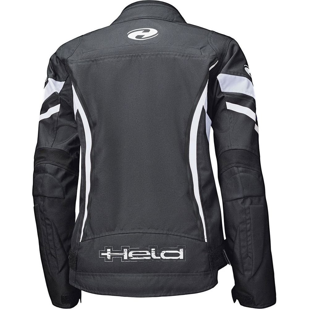 Held Baxley Top Ladies Textile Jacket Black / White - Vox Leather