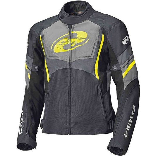 Held Baxley Top Textile Jacket Black / Fluo Yellow - Vox Leather