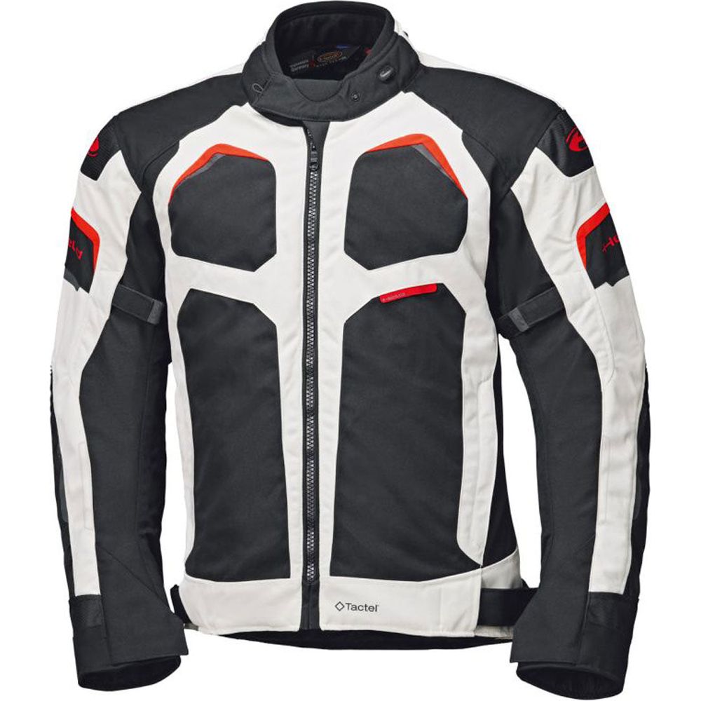 Held Manzano Top Textile Jacket Grey / Red - Vox Leather