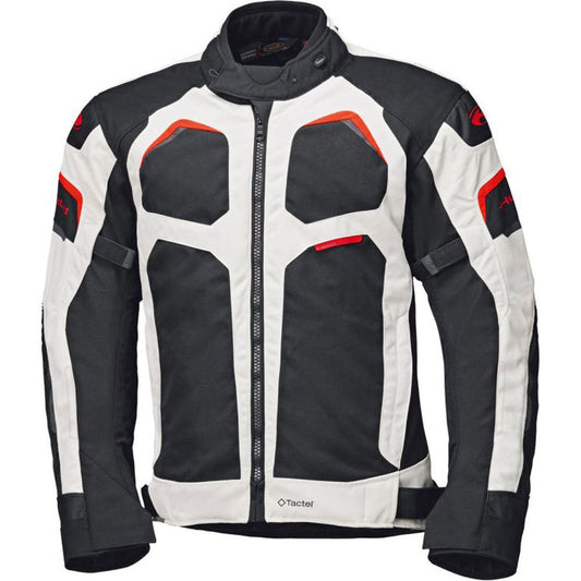 Held Manzano Top Textile Jacket Grey / Red - Vox Leather