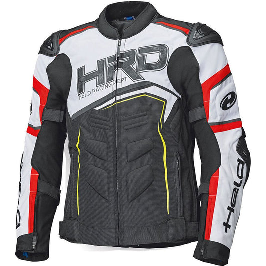 Held Safer SRX Textile Jacket Black / White / Red - Vox Leather
