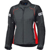 Held Savona Top Ladies Textile Jacket Black / Red - Vox Leather