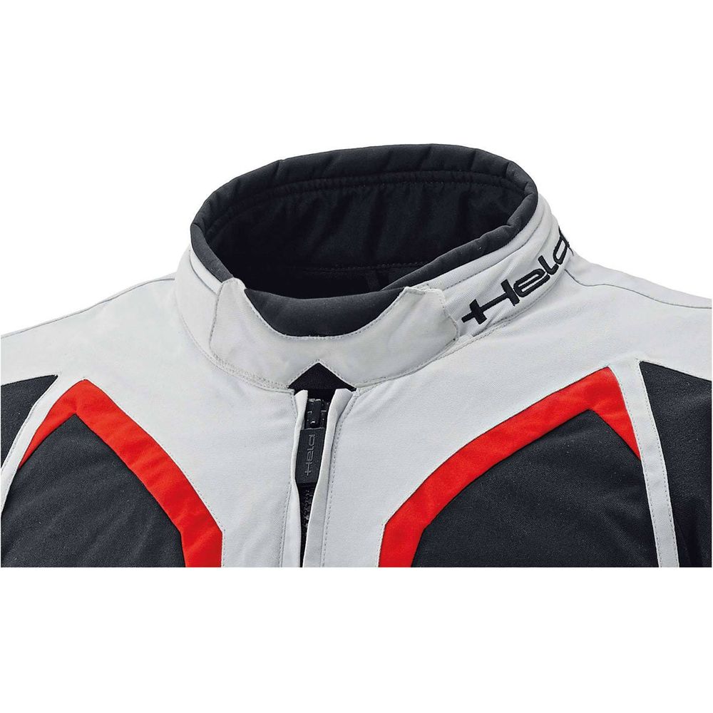 Held Zelda Textile Jacket Grey / Red - Vox Leather