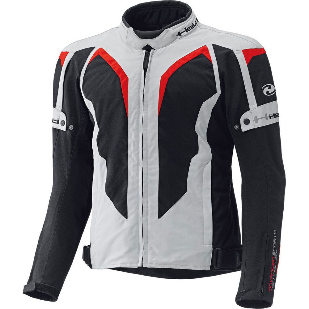 Held Zelda Textile Jacket Grey / Red - Vox Leather