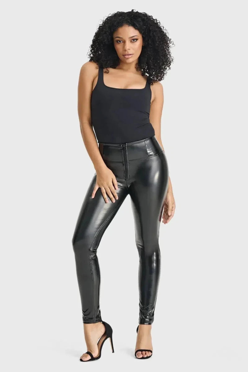 High Waisted - Full Length - Black - Vox Leather