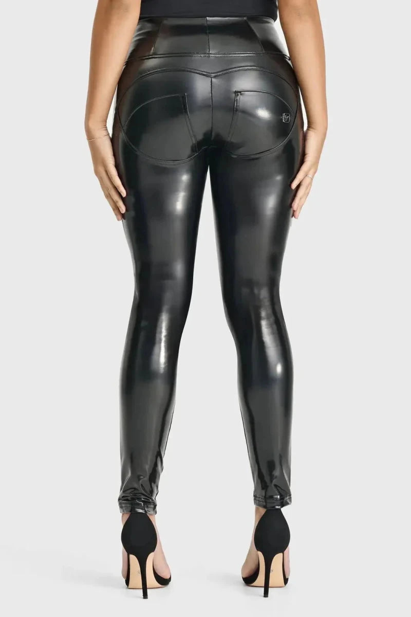 High Waisted - Full Length - Black - Vox Leather