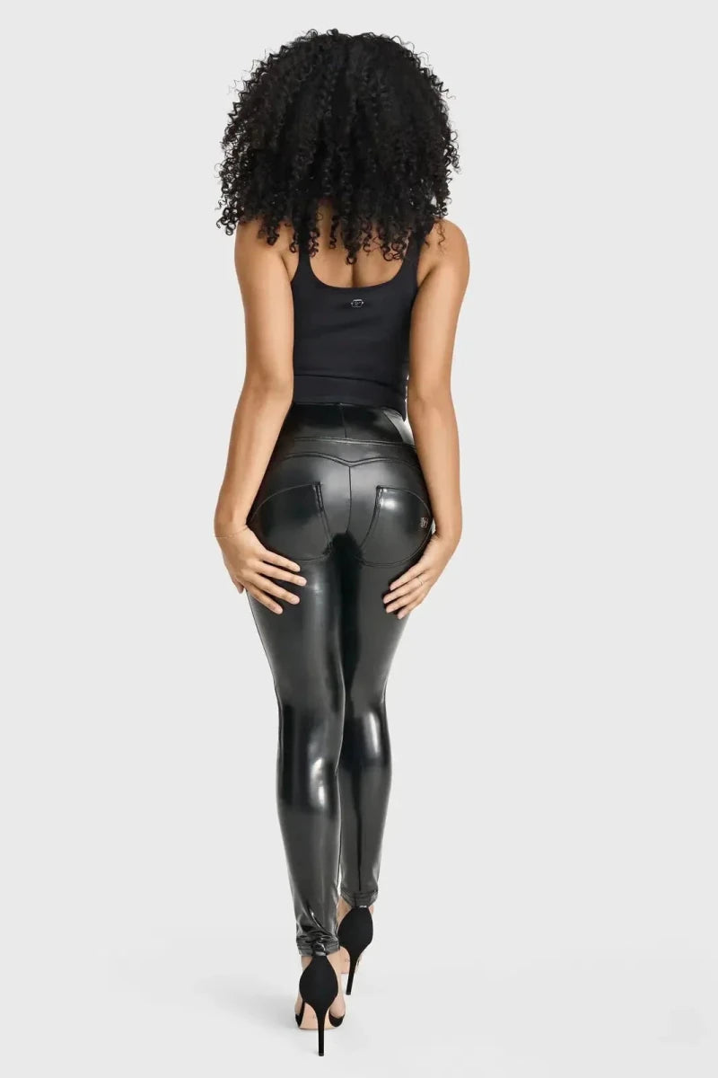 High Waisted - Full Length - Black - Vox Leather