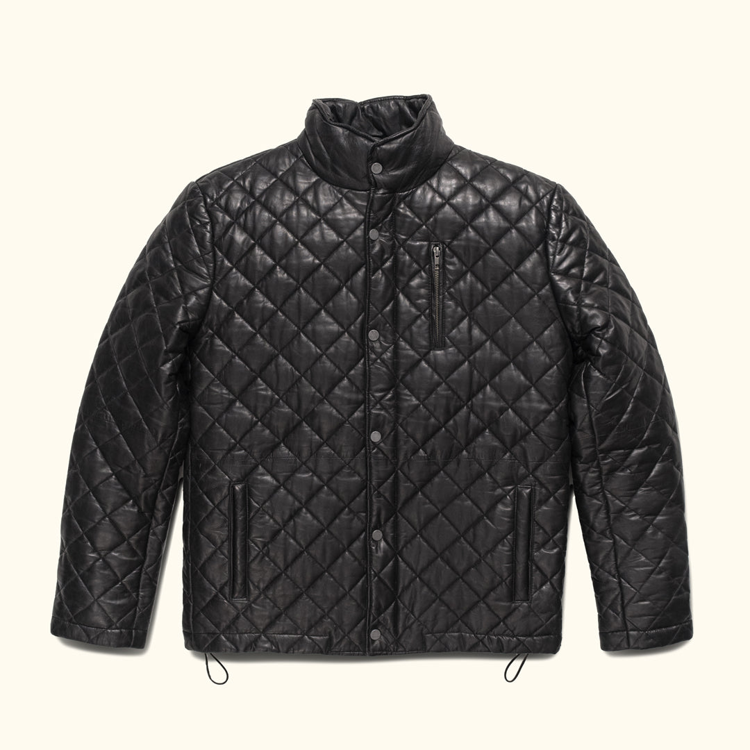 Highlands Quilted Leather Jacket - Rare Leather