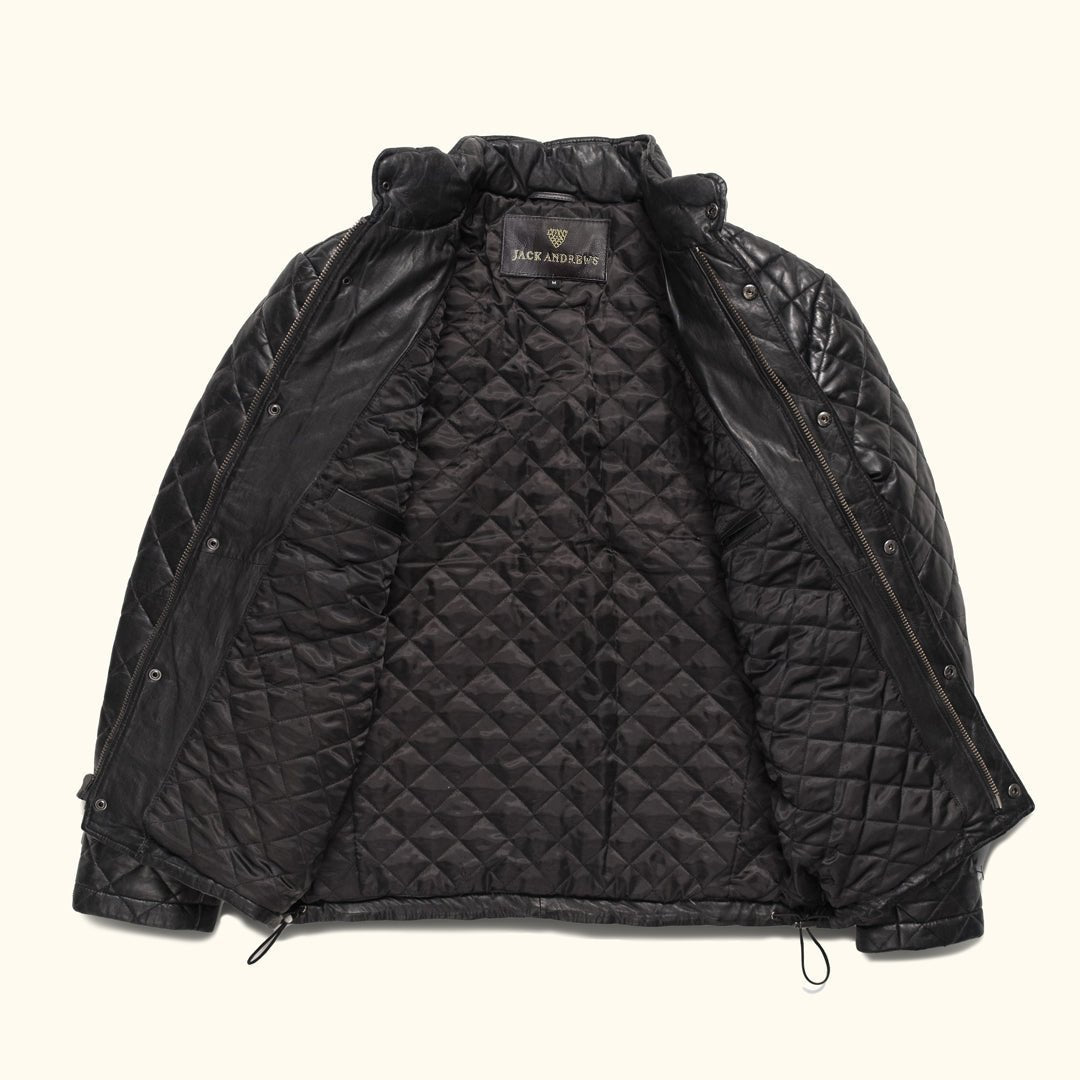 Highlands Quilted Leather Jacket - Rare Leather