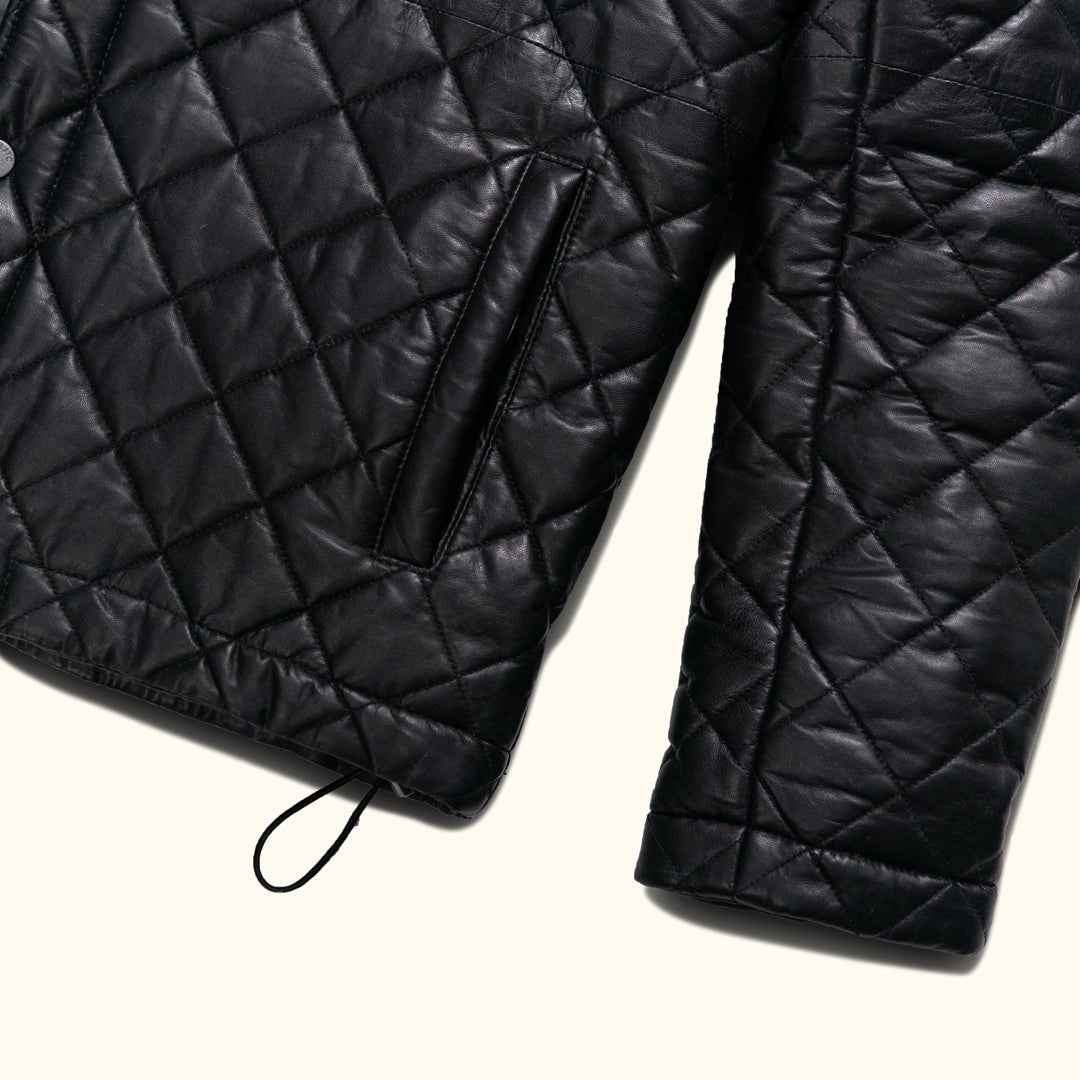 Highlands Quilted Leather Jacket - Rare Leather