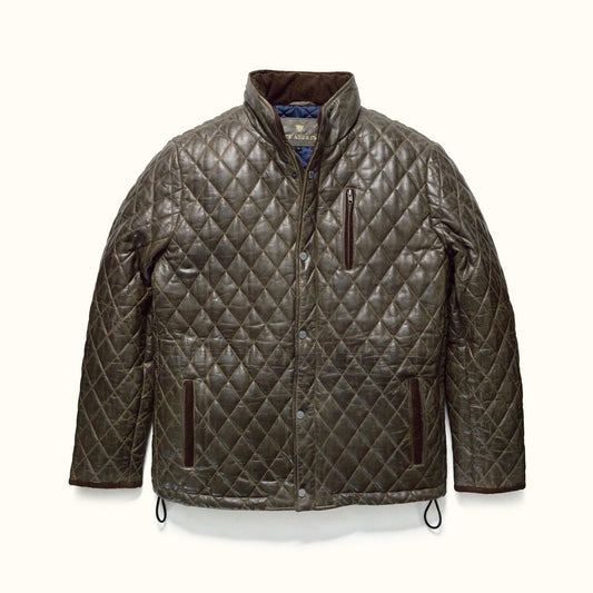 Highlands Quilted Leather Jacket - Vox Leather