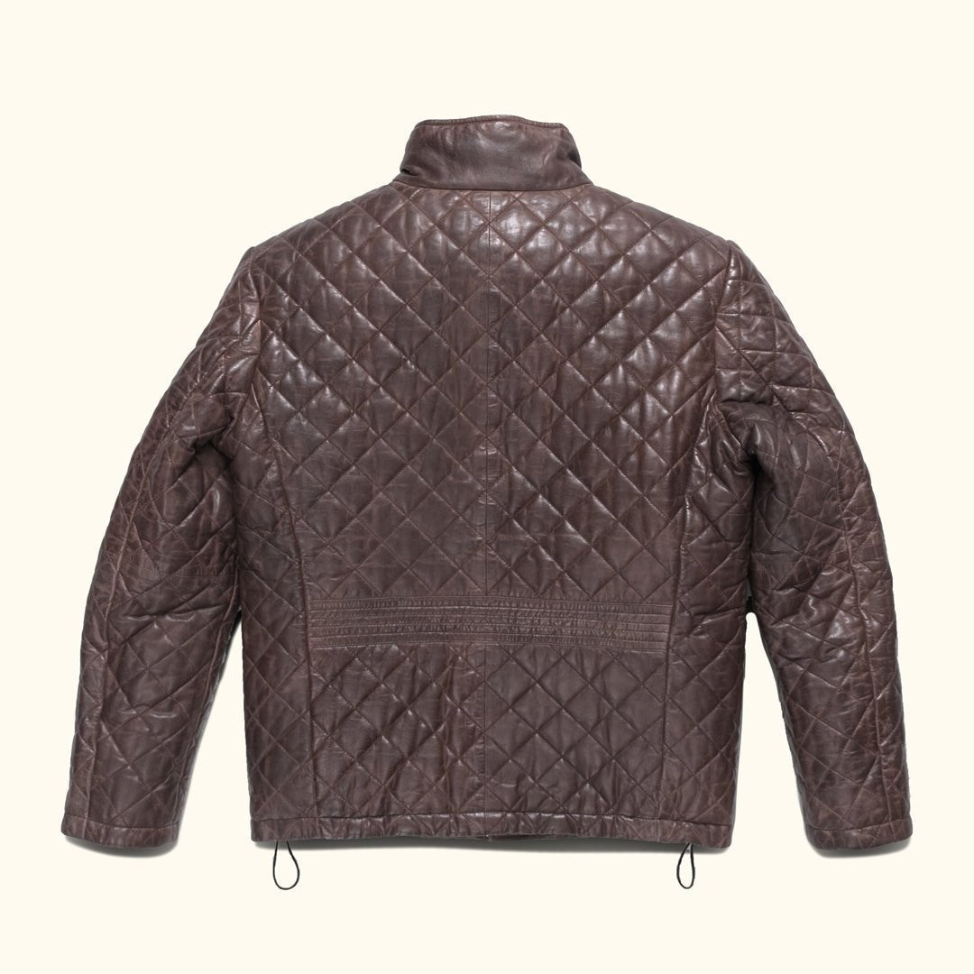 Highlands Quilted Leather Jacket - Vox Leather