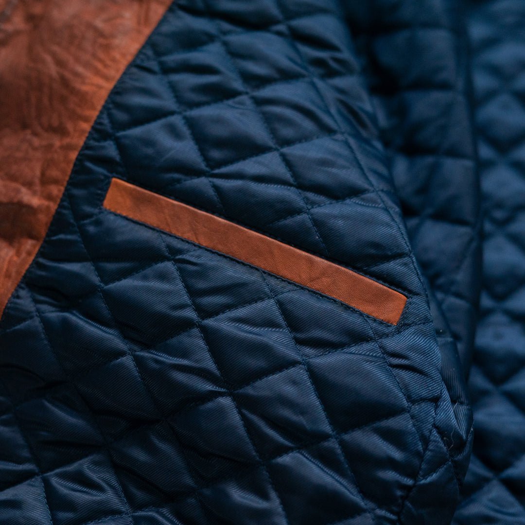 Highlands Quilted Leather Jacket - Vox Leather