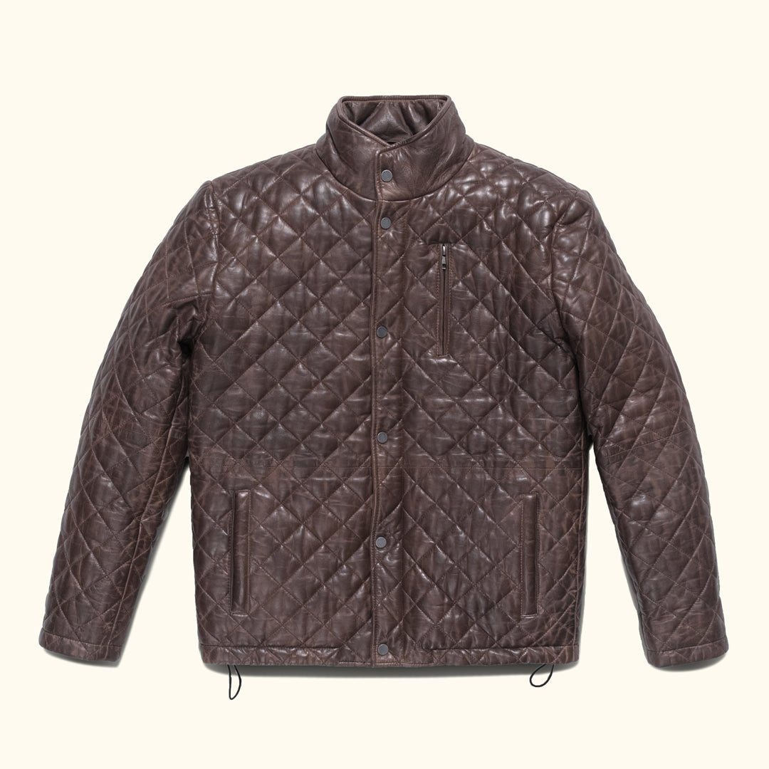 Highlands Quilted Leather Jacket - Vox Leather